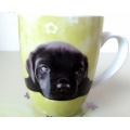 Haonai 2015hot sales!custom ceramic coffee mug with animal printing